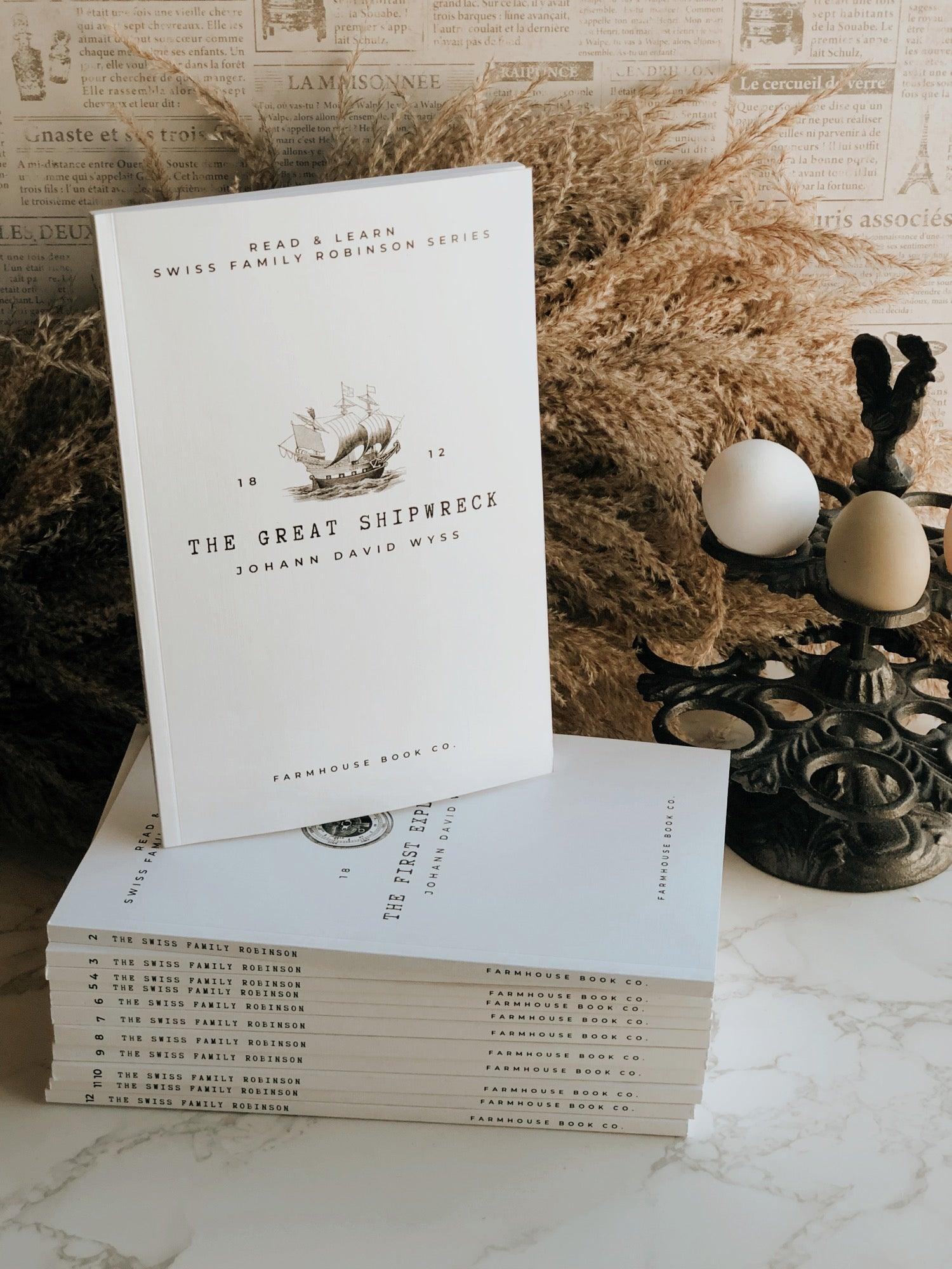 Swiss Family Robinson Heirloom 12 Book Set | Read and Learn Books for Families - Farmhouse Book Co.