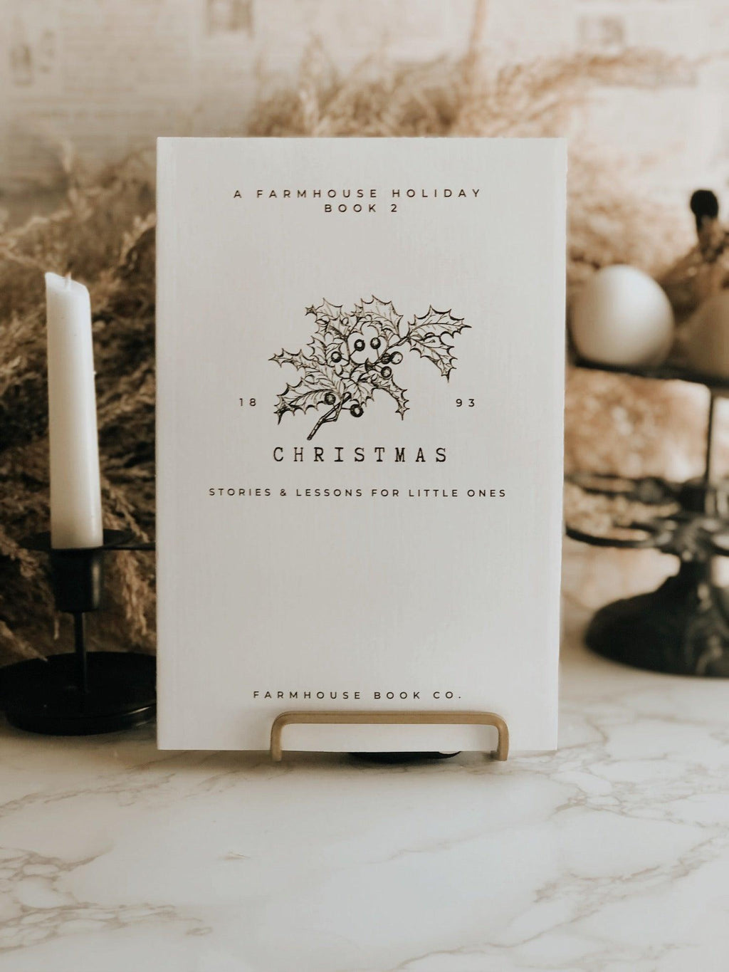 A Farmhouse Holiday Heirloom Linen 2 Book Set | Read & Learn Books for Families - Farmhouse Book Co.